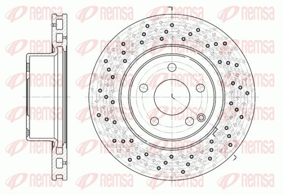 Brzdový kotouč REMSA 6817.10