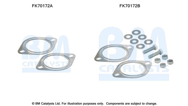 Zestaw montażowy, rura wydechowa BM CATALYSTS FK70172