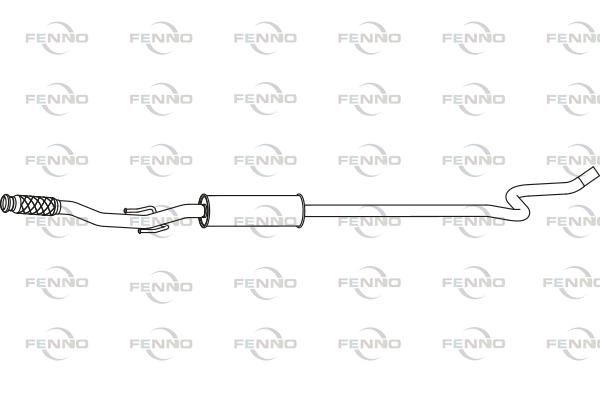 Tłumik środkowy FENNO P17059