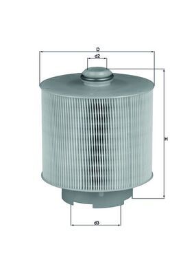 Vzduchový filtr KNECHT LX 1006/1D
