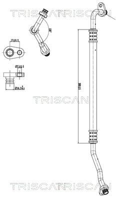 conducta presiune variabila,aer conditionat TRISCAN 9010 28044