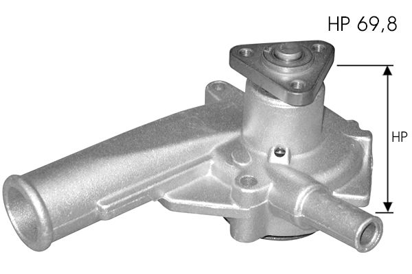 Pompe à eau, refroidissement du moteur