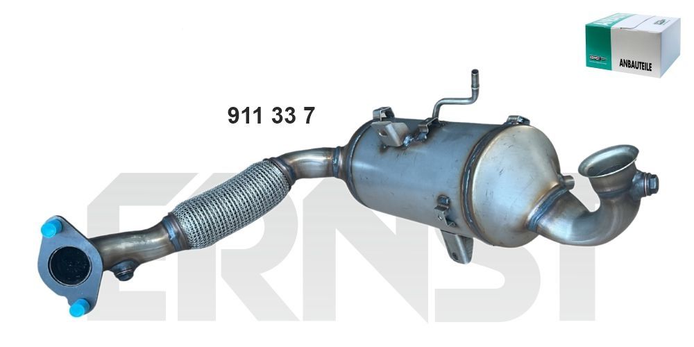 Filtr sadzy / filtr cząstek stałych, układ wydechowy ERNST JS715H270AB