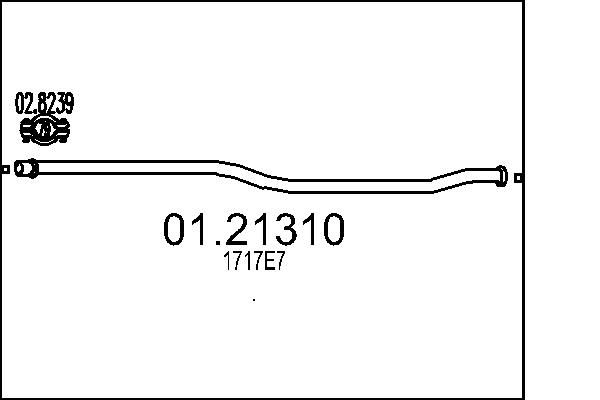 Rura wydechowa MTS 01.21310