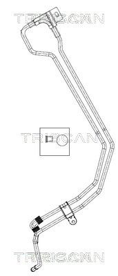 Furtun hidraulic, sistem de directie TRISCAN 8516 43002
