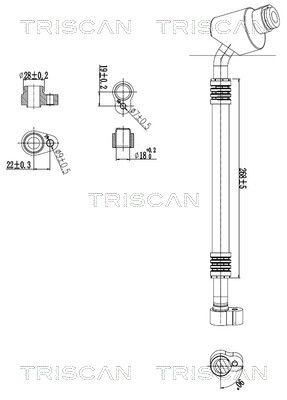 conducta presiune variabila,aer conditionat TRISCAN 9010 29115