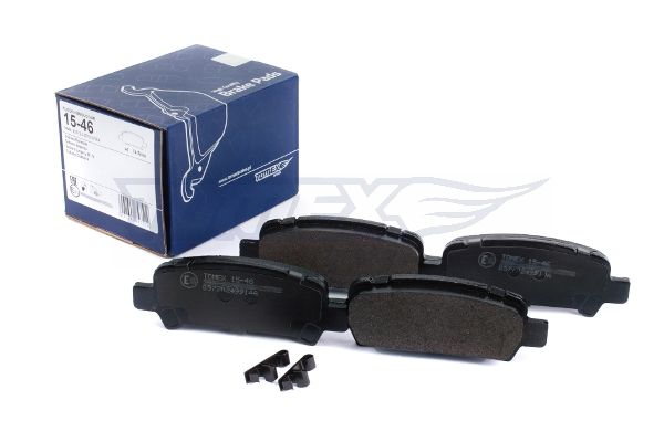 Levně Sada brzdových destiček, kotoučová brzda TOMEX Brakes TX 15-46