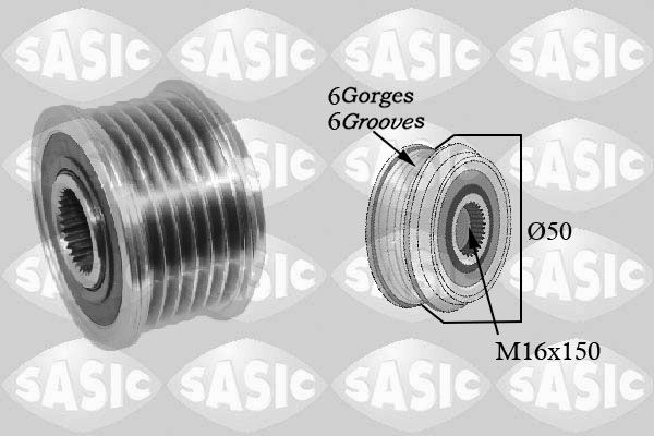 Alternator - sprzęgło jednokierunkowe SASIC 1676017