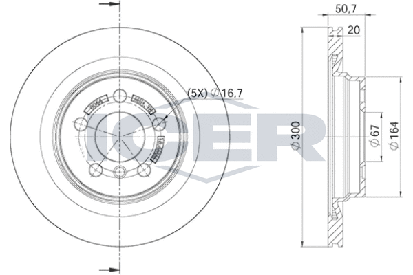 Tarcza hamulcowa ICER 78BD0044-2