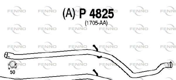 Rura wydechowa FENNO P4825