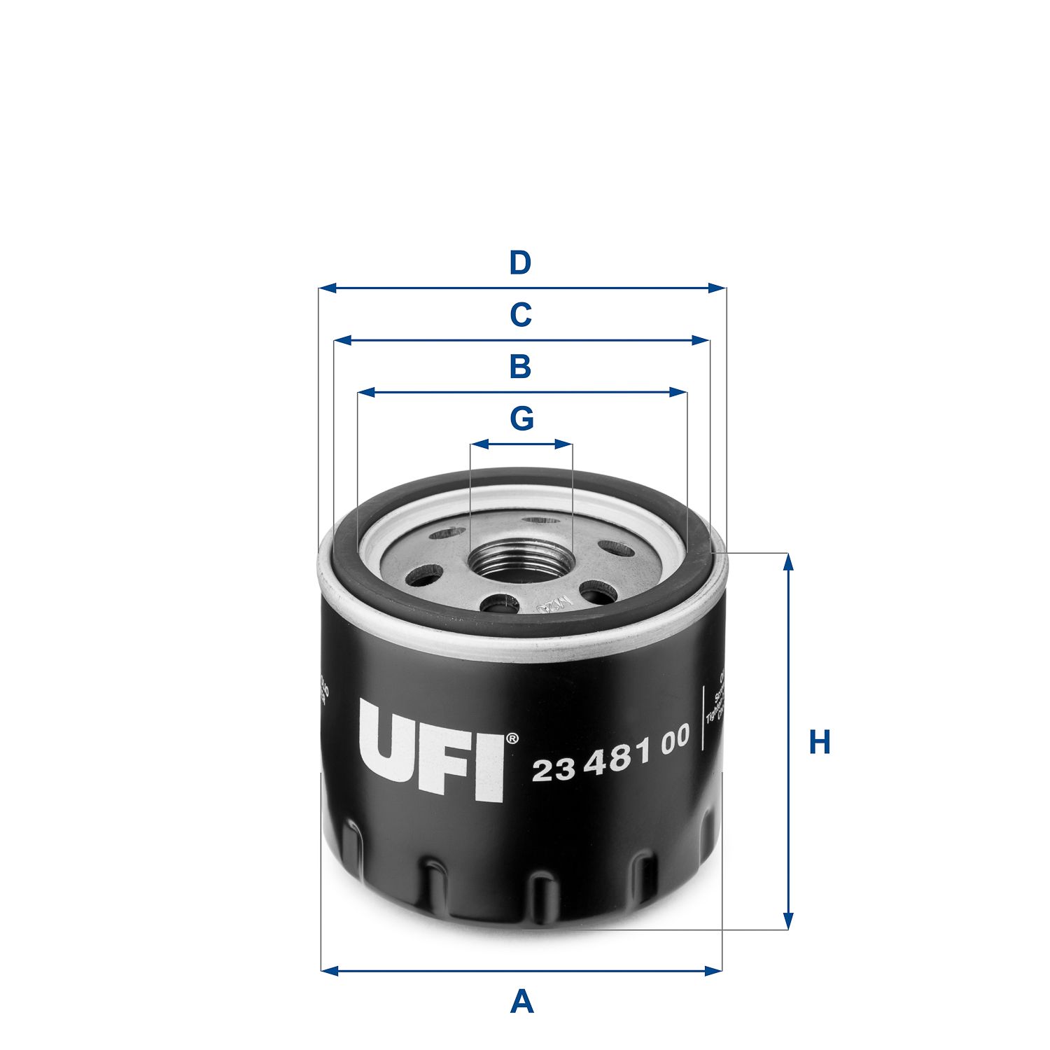 Olejový filter UFI 23.481.00