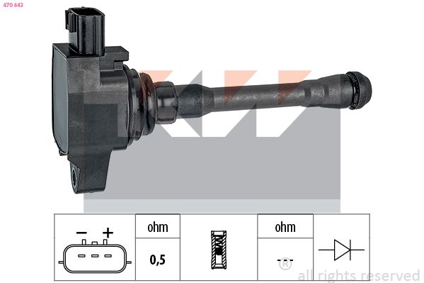 Cewka zapłonowa KW 470643