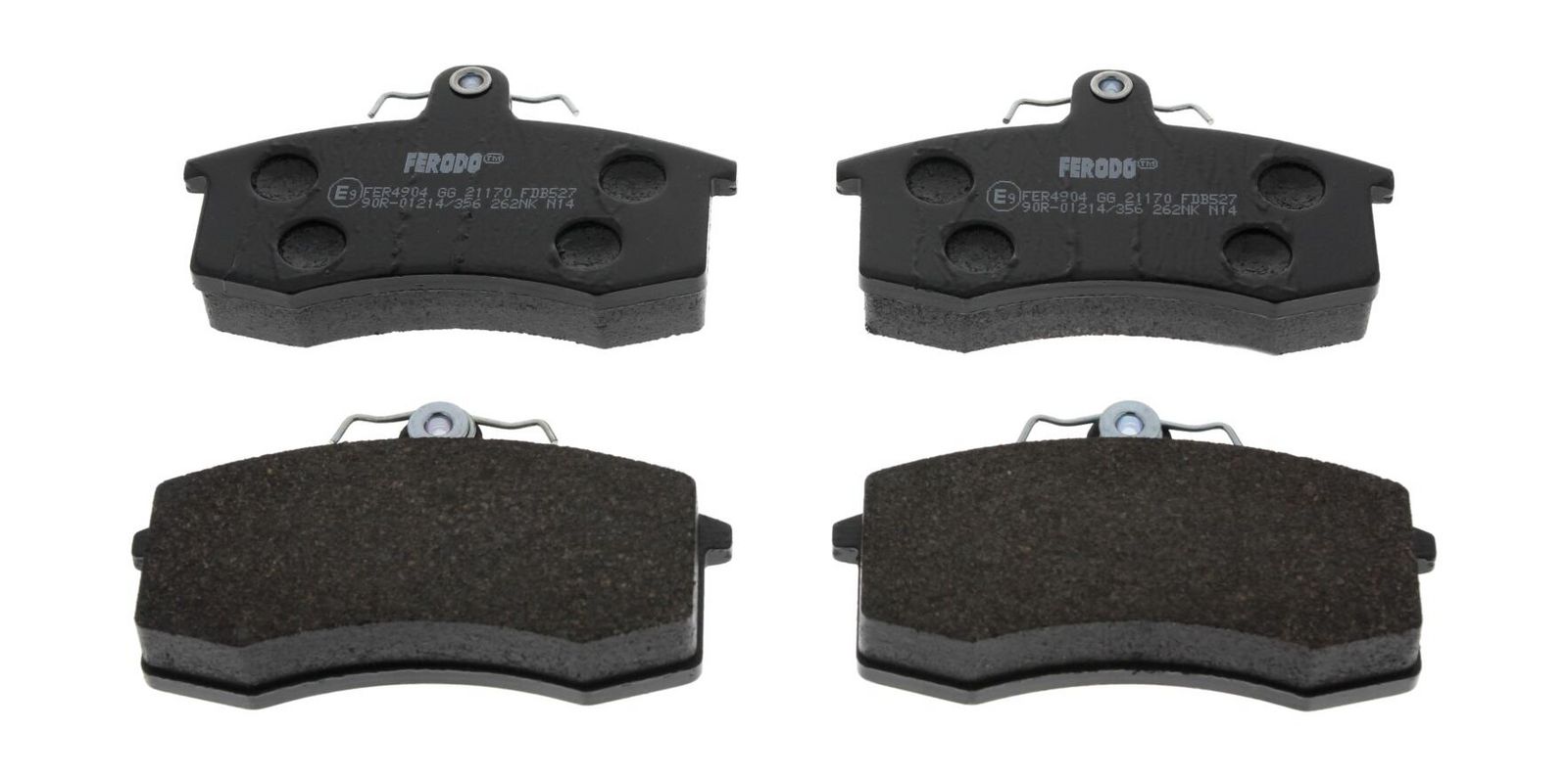 set placute frana,frana disc FERODO PREMIER ECO FRICTION FDB527