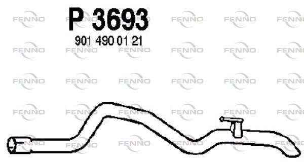 Rura wydechowa FENNO P3693
