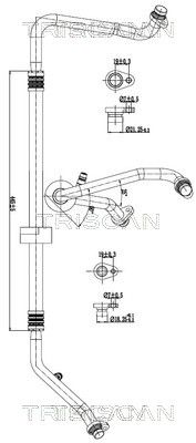 conducta presiune variabila,aer conditionat TRISCAN 9010 25032