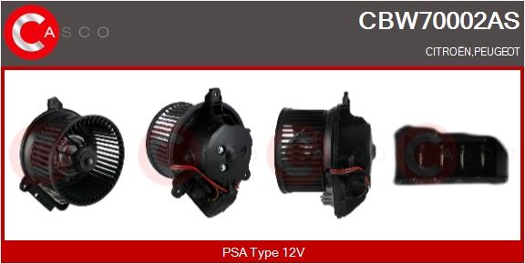 vnitřní ventilátor CASCO CBW70002AS
