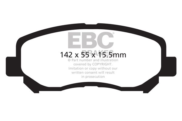 set placute frana,frana disc EBC Brakes DP42134R