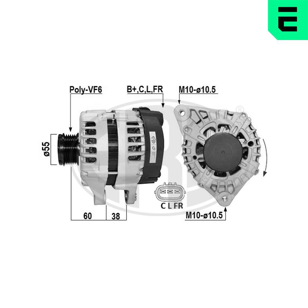 Generator / Alternator ERA 209009A