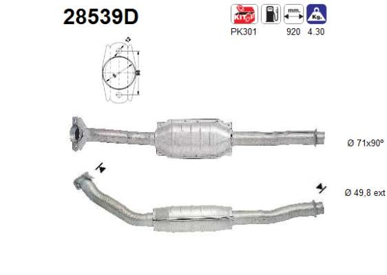 Katalizator AS 28539D