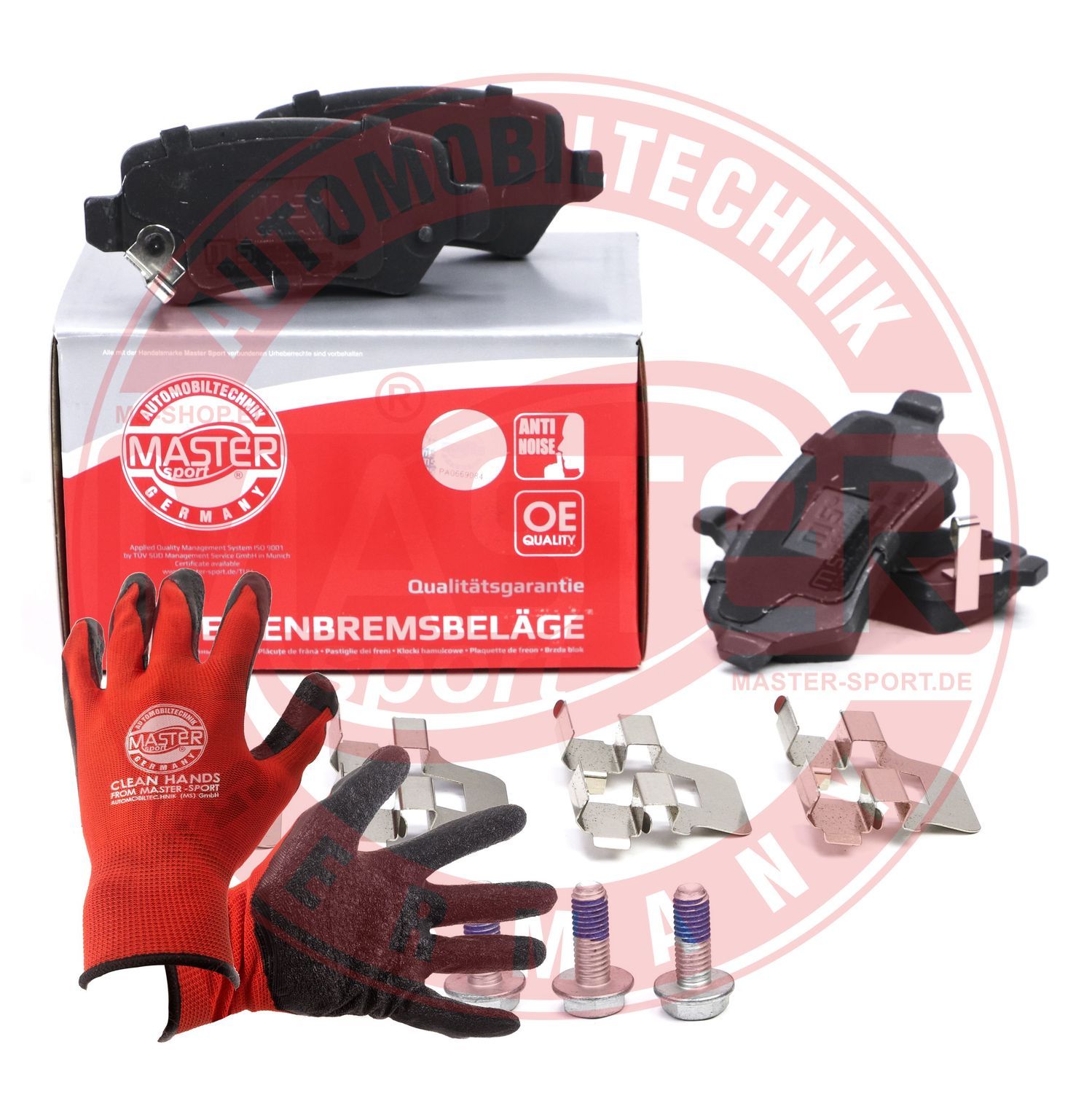 Zestaw klocków hamulcowych, hamulce tarczowe MASTER-SPORT GERMANY 13046028682N-SET-MSP