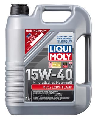 E-shop LIQUI MOLY Motorový olej MoS2 Leichtlauf 15W-40, 2571, 5L