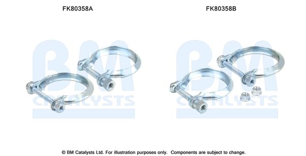 Zestaw montażowy, katalizator BM CATALYSTS FK80358