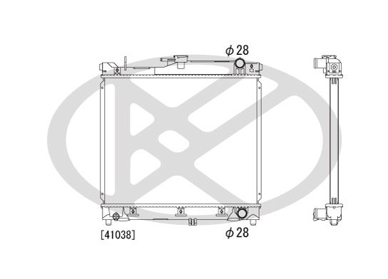 Radiator, racire motor KOYORAD PL101362R