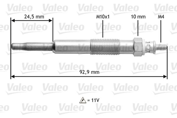 Świeca żarowa VALEO 345106