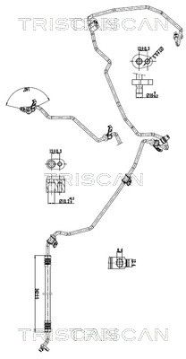 conducta presiune variabila,aer conditionat TRISCAN 9010 10020