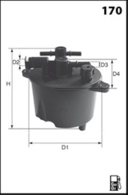 Filtr paliwa LUCAS FILTERS LFDF207