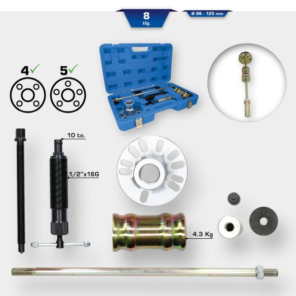Set scule de depresare, manșon tată BRILLIANT TOOLS BT671200