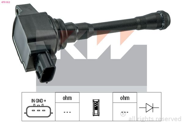 Cewka zapłonowa KW 470 552