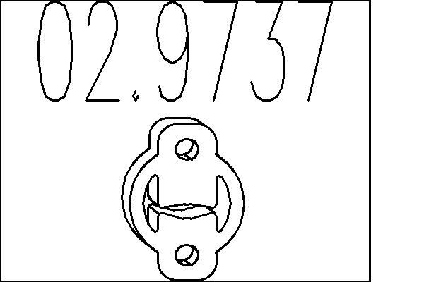 Dystans gumowy, tłumik MTS 02.9737