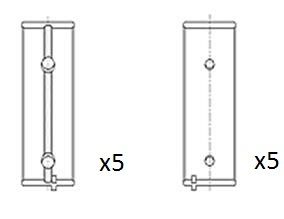 Lożisko kľukového hriadeľa FAI AUTOPARTS BM1042-STD