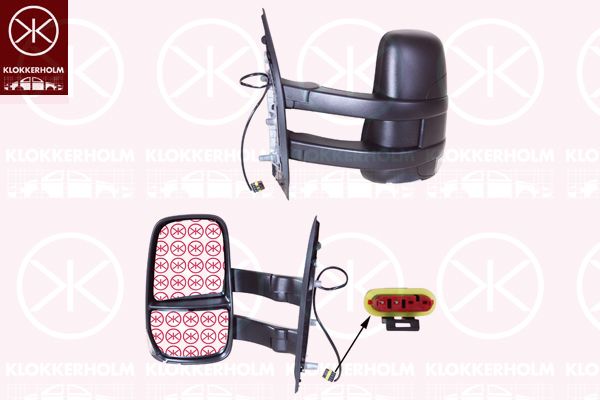 Lusterko zewnętrzne KLOKKERHOLM 30821013