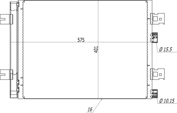 Skraplacz, klimatyzacja HART 614 529
