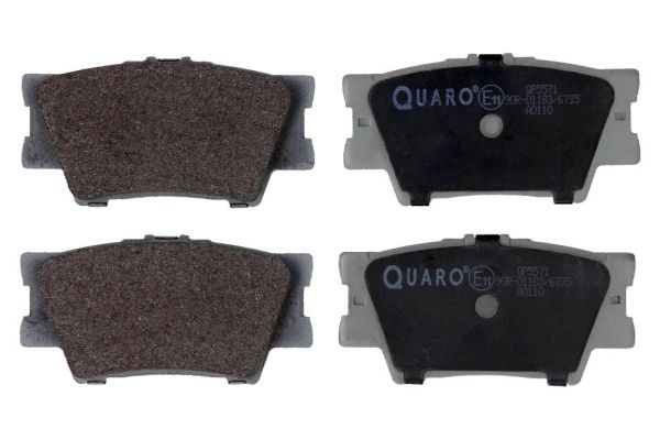 Sada brzdových platničiek kotúčovej brzdy QUARO QP5571