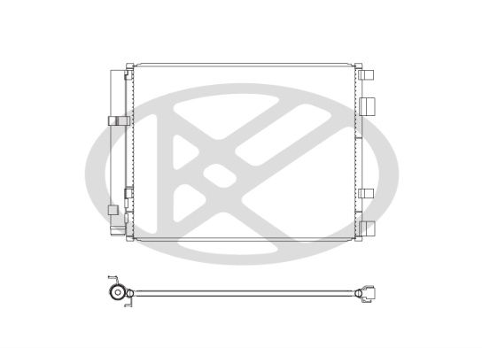 Condensator, climatizare KOYORAD CD810707