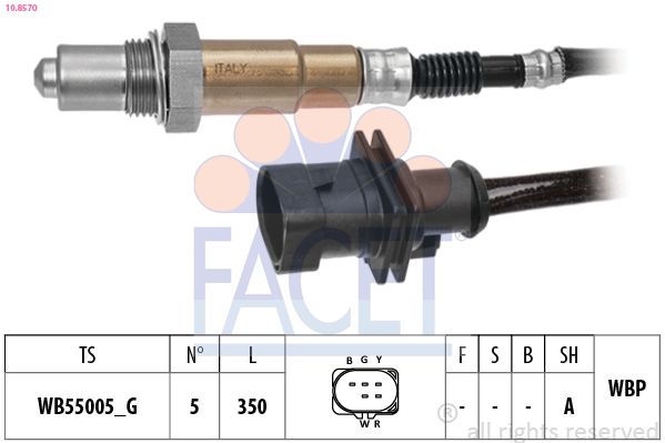 Sonda lambda FACET 10.8570