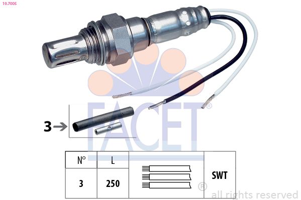 Sonda lambda FACET 10.7005