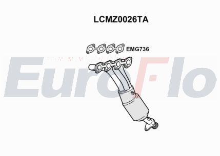 Katalizator EUROFLO 2711400109