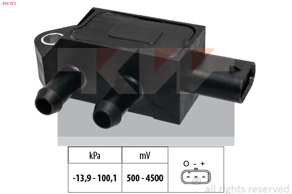 Snímač barometrického tlaku vzduchu KW 493 372