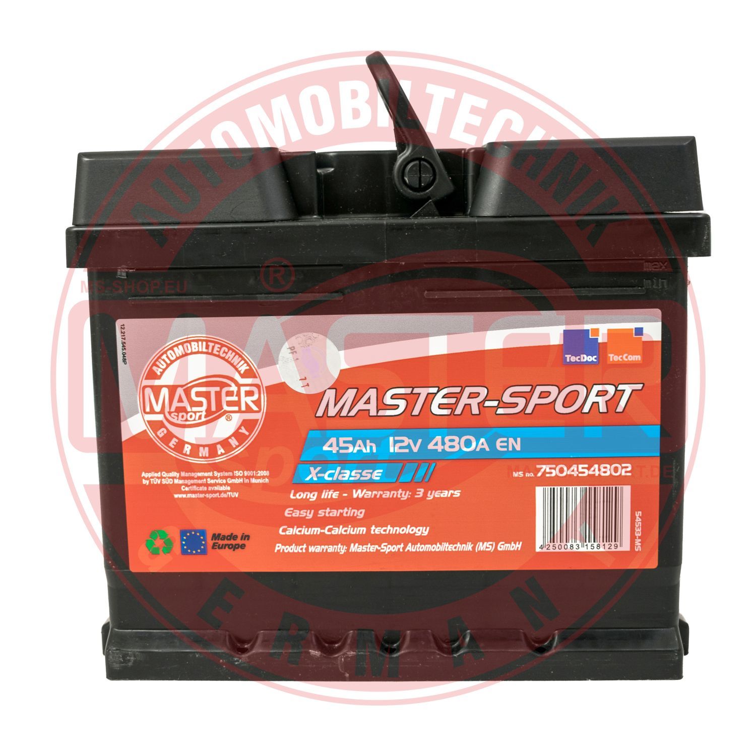 Akumulator MASTER-SPORT GERMANY 750454802