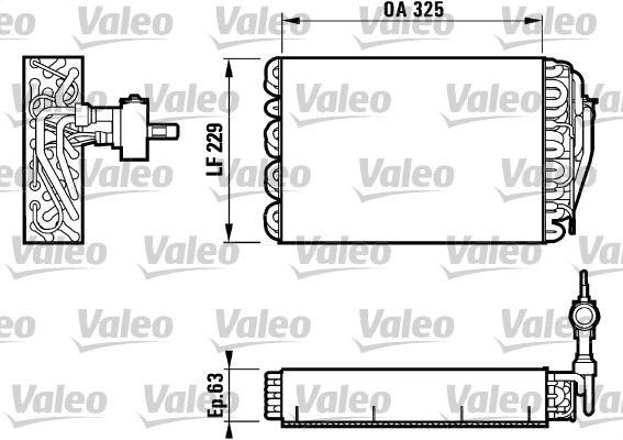 Parownik, klimatyzacja VALEO 817086