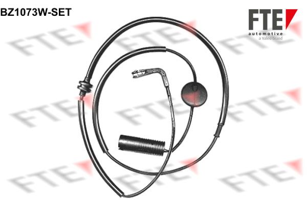 Styk ostrzegawczy, zużycie okładzin hamulcowych FTE 9410043