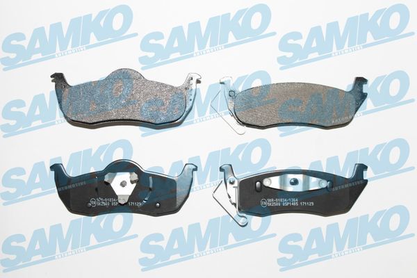Sada brzdových destiček, kotoučová brzda SAMKO 5SP1405