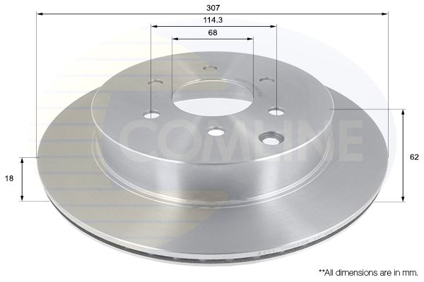 Tarcza hamulcowa COMLINE ADC0282V