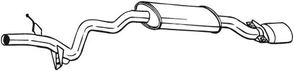 Tłumik końcowy BOSAL 281-875