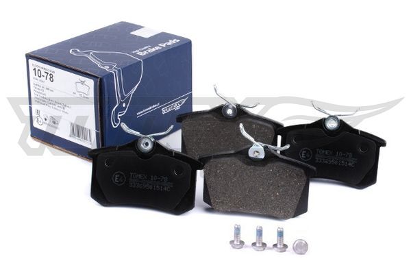 Levně Sada brzdových destiček, kotoučová brzda TOMEX Brakes 10-78