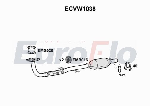 Katalizator EUROFLO 6N0253058NX